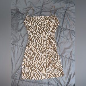 American Threads Print Dress